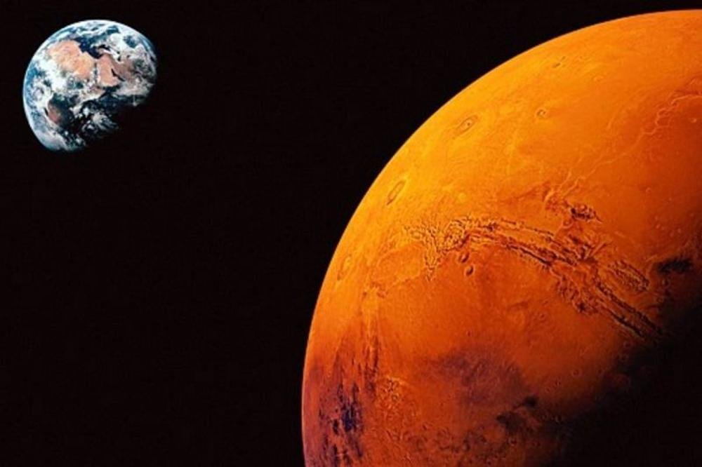 Марсианский рельеф можно будет разглядеть в телескоп этой ночью