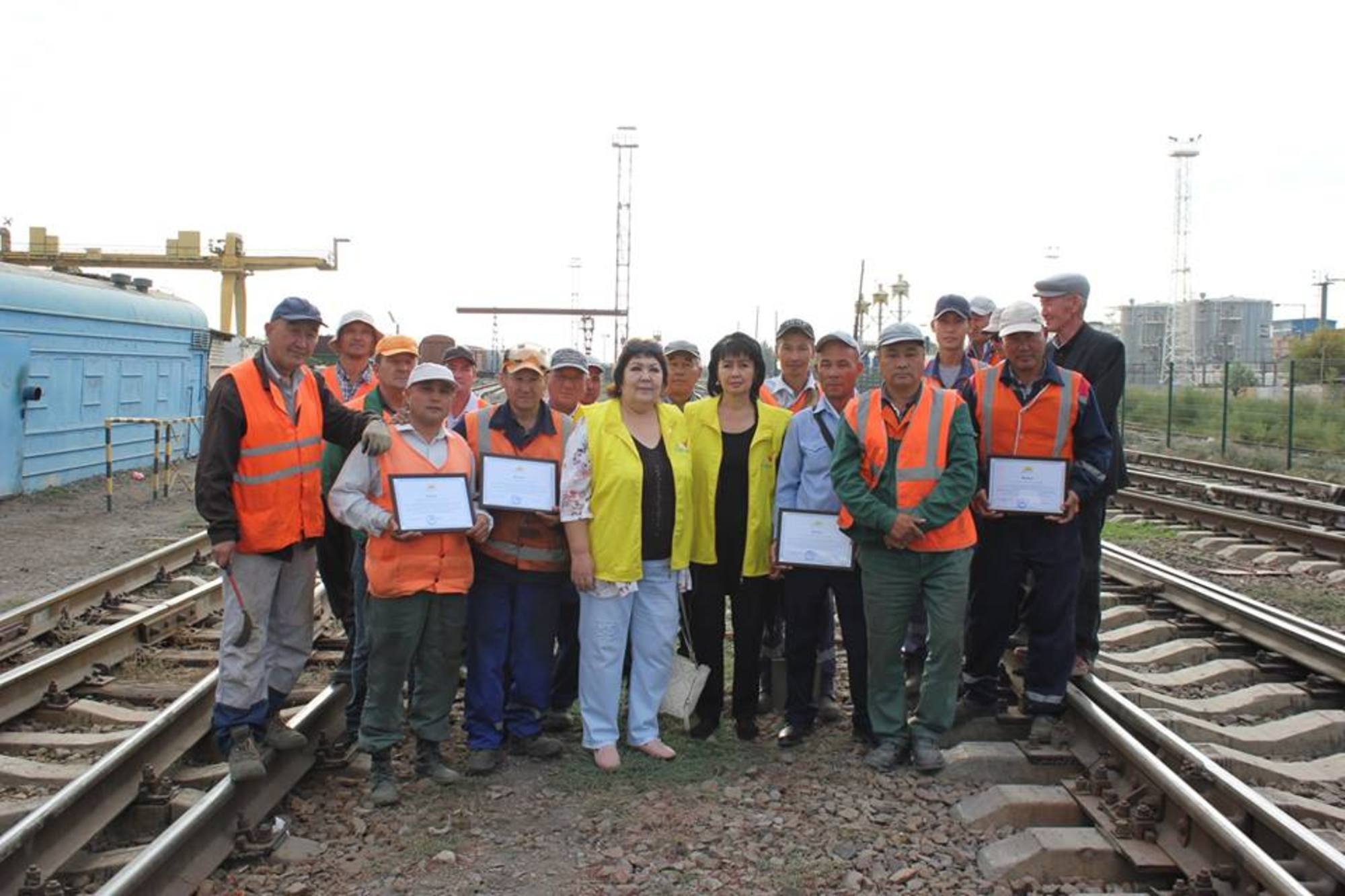 Встреча с работниками железной дороги