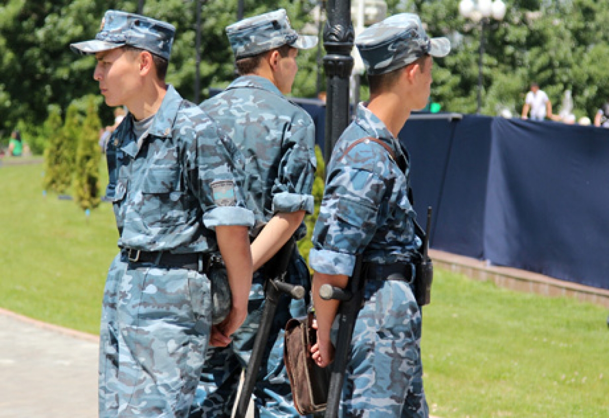 Кызылординские полицейские усилили пешее патрулирование
