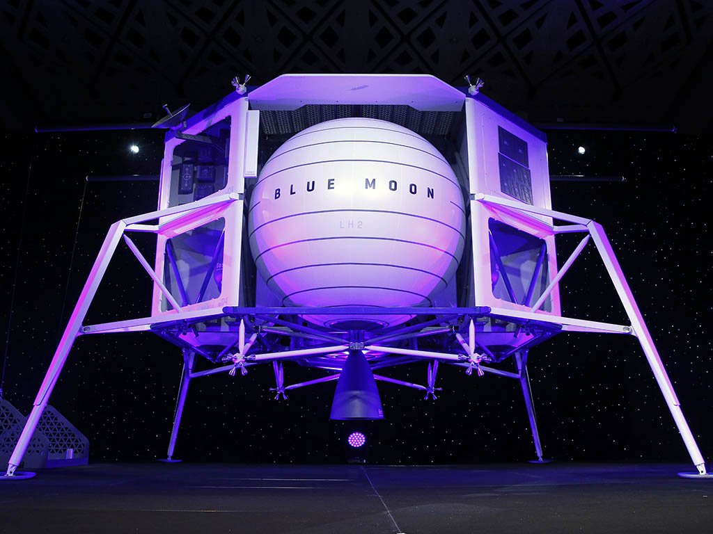 Джефф Безос представил прототип аппарата для высадки на Луну