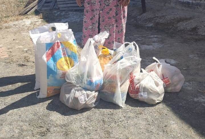 Ученики НИШ Кызылорды оказали помощь одиноким пенсионерам