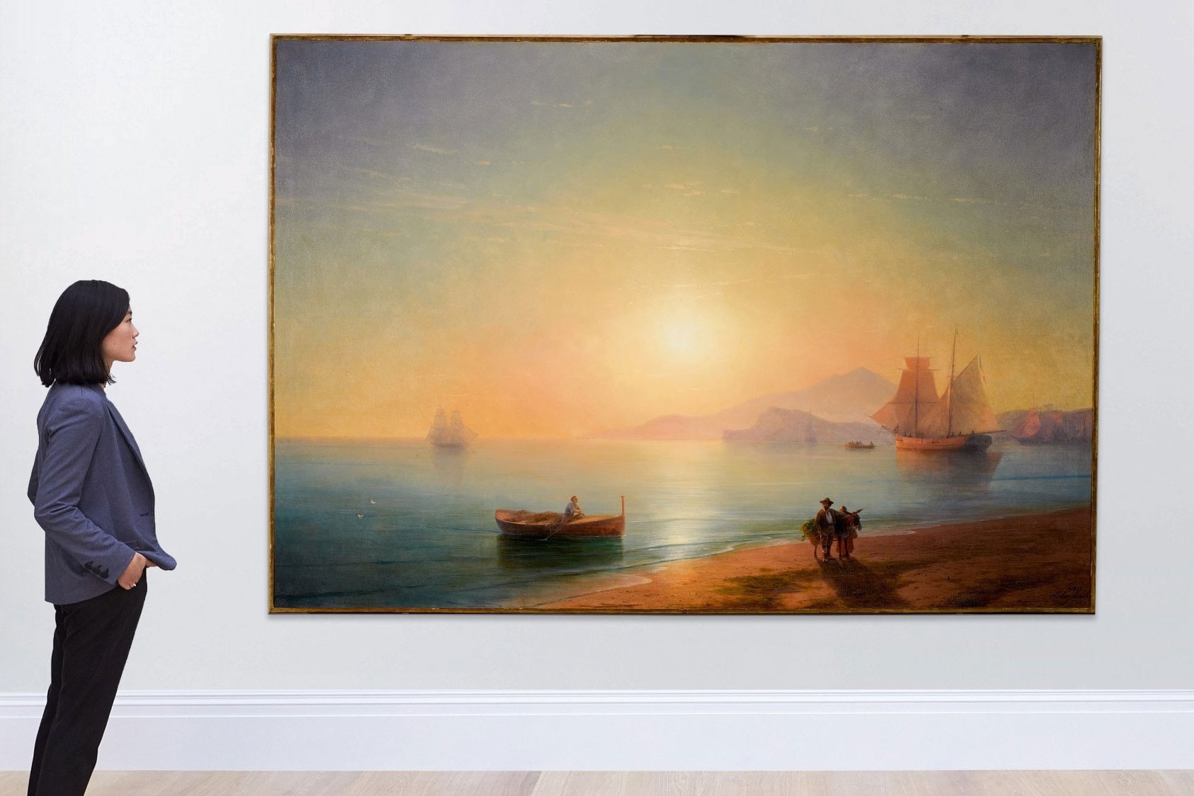 Картину Айвазовского продали за рекордную сумму для онлайн-торгов