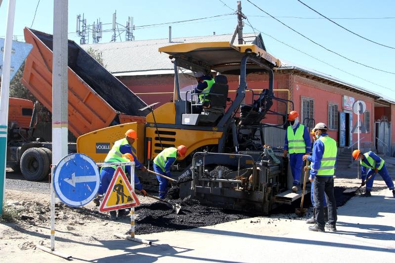 Масштабный ремонт улиц в Кызылорде